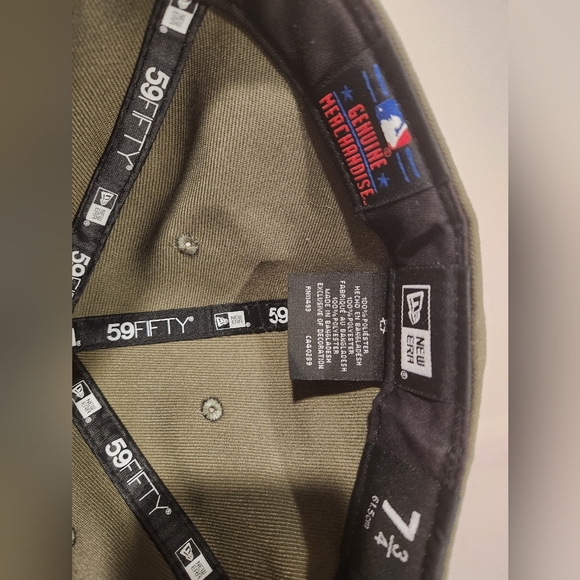 59FIFTY Fitted The Houston Astros Size 7 3/4 Olive - Picture 7 of 11